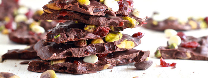 Chocolat fondant à la canneberge